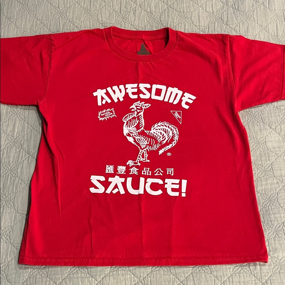 Sriracha “Awesome Sauce” Unisex Red T-Shirt